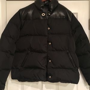 Authentic Coach Nylon and Leather Puffer